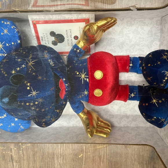 Disney Year Of The Mouse Collector Plush Fantasia Mickey Mouse Special Edition - Picture 3 of 11